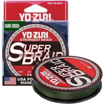 Шнур плетеный YO-ZURI PE SUPERBRAID 0,23мм, 274 м Green